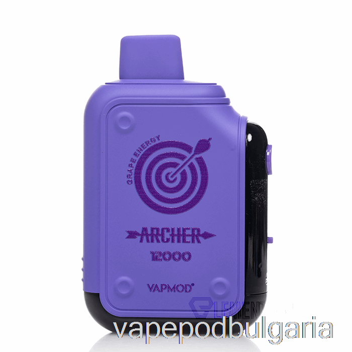 Vape 10000 Дръпки Archer 12000 Disposable Grape Energy